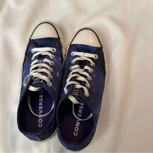 Converse Galaxy Blue and White Sneakers - Picture 13 of 14